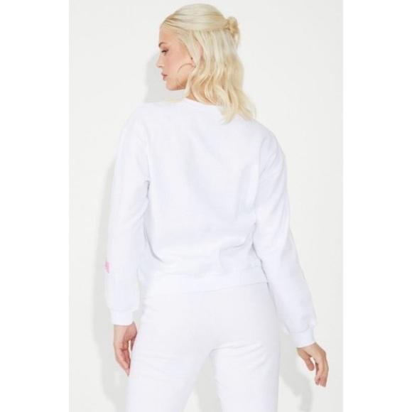 Barbie Logo Pullover Sweatshirt NWT! - Picture 3 of 16